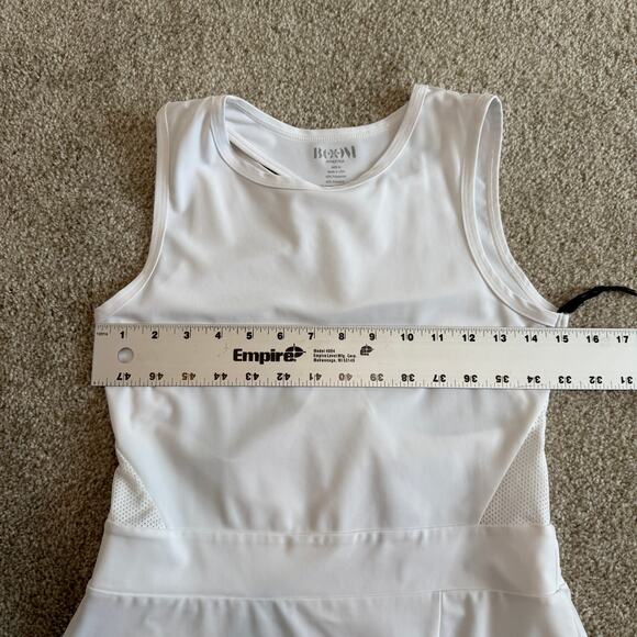 Women's White Sleeveless Shorts - Picture 4 of 8